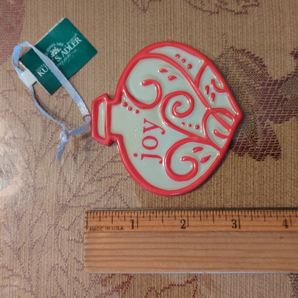 NWT Kurt Adler Joy ornament